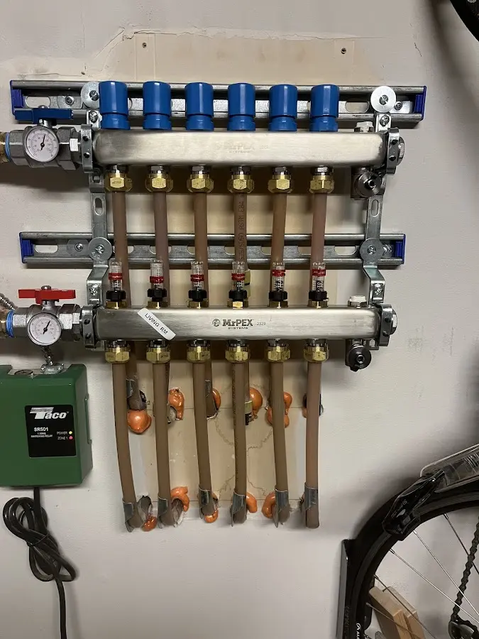 Plumber performing Gas Line Installation at a residential property in Balch Springs